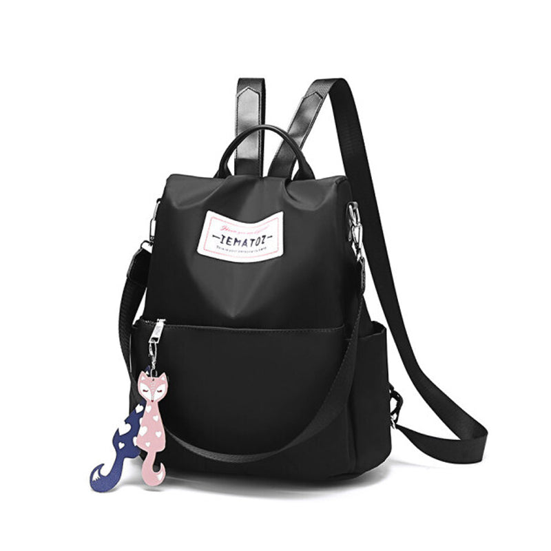 Sac à Dos en Nylon Étanche avec Pendentif ciaovie