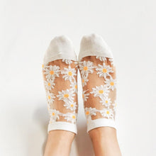 Lade das Bild in den Galerie-Viewer, Chaussettes Marguerites Translucides (5 paires) ciaovie
