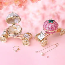 Load image into Gallery viewer, Boîte à Bijoux en Strass de Voiture de Citrouille ciaovie
