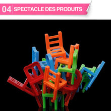 Load image into Gallery viewer, Jeu d&#39;équilibrage de tour d&#39;empilement de chaises ciaovie
