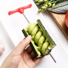 Lade das Bild in den Galerie-Viewer, Vegetables Spiral Knife Potato Carrot Cucumber Salad Chopper Easy Spiral Screw Slicer Cutter Spiralizer Kitchen Tools

