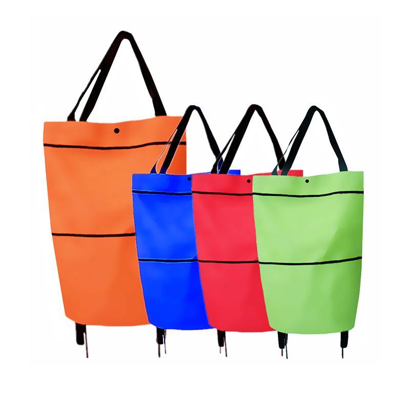 Ciaovie™ Sac à Provisions Pliant avec Roues ciaovie