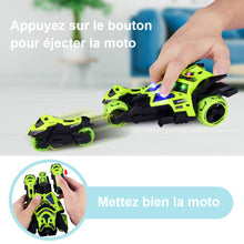 Lade das Bild in den Galerie-Viewer, Ciaovie™ 3 en 1 Alliage Catapulte Jouet Voiture avec Deux Motos ciaovie
