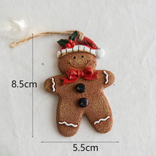Lade das Bild in den Galerie-Viewer, Pendentif Bonhomme En Pain d&#39;épice ciaovie
