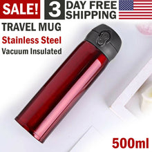 Lade das Bild in den Galerie-Viewer, Stainless Steel Insulated Bottle Coffee Travel Mug Tea Cold Hot Drinks Car Cup cjdropshipping
