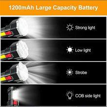 Load image into Gallery viewer, Five Nuclear Powerful Led Outdoor Rechargeable Flashlight Blossom Online UG
