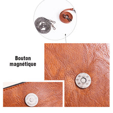 Lade das Bild in den Galerie-Viewer, Sac à Bandoulière Carré en PU pour Téléphone Portable ciaovie
