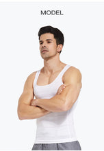 Lade das Bild in den Galerie-Viewer, Men&#39;s Slimming Body Shaper Vest Shirt Abs Abdomen Slim【White Color】 Blossom Online UG
