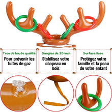 Lade das Bild in den Galerie-Viewer, Jeu de Lancer de Bagues en Bois de Renne de Noël ciaovie
