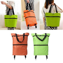Lade das Bild in den Galerie-Viewer, Ciaovie™ Sac à Provisions Pliant avec Roues ciaovie
