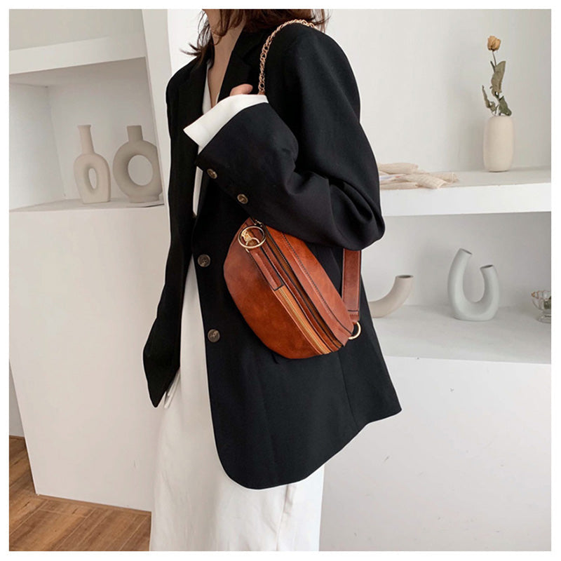 Chic Sac Poitrine Coquillage en PU ciaovie