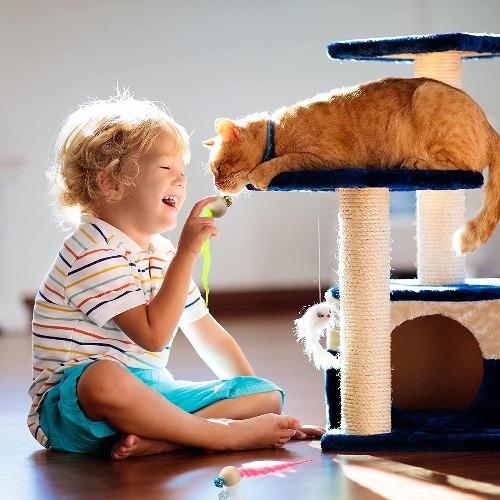 Cat Elastic Tail Toy