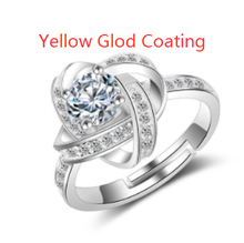 Load image into Gallery viewer, Dimond 925 Sterling Sliver Ring cjdropshipping
