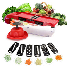Lade das Bild in den Galerie-Viewer, Vegetable Slicer Grater Mandoline Peeler Cutter Multi function Carrot Onion Fruit Tools Kitchen Accessories
