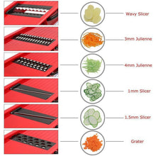 Lade das Bild in den Galerie-Viewer, Vegetable Slicer Grater Mandoline Peeler Cutter Multi function Carrot Onion Fruit Tools Kitchen Accessories
