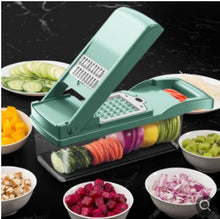 Lade das Bild in den Galerie-Viewer, Kitchen Accessories Multifunctional Vegetable Cutter Fruit Slicer Grater Cutter Peeler Potato Slicer Drain Basket Mandoline Tool
