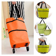 Lade das Bild in den Galerie-Viewer, Ciaovie™ Sac à Provisions Pliant avec Roues ciaovie
