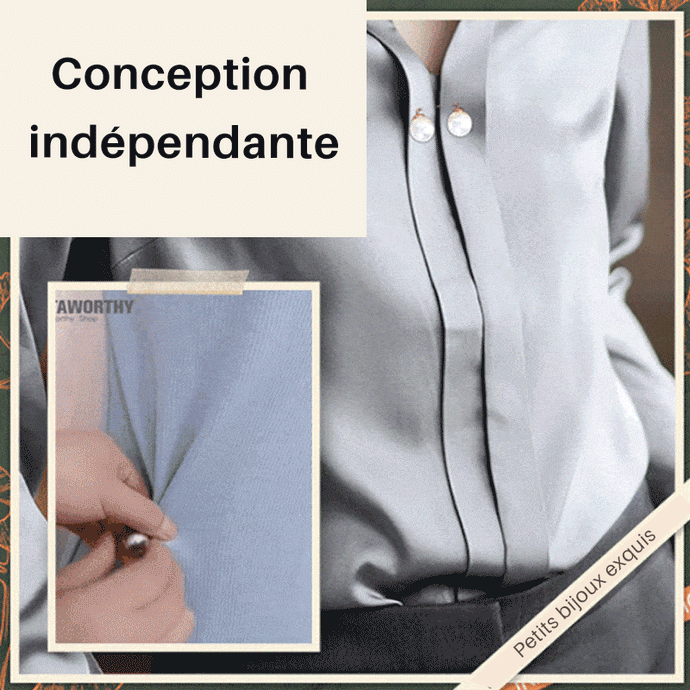 Broche en Perles à la Mode, 3 paires ciaovie