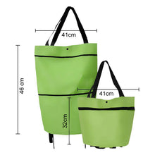 Lade das Bild in den Galerie-Viewer, Ciaovie™ Sac à Provisions Pliant avec Roues ciaovie
