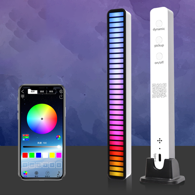 Lumière Rythmique Avec Micro LED à Contrôle Vocale ciaovie