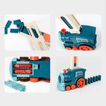 Load image into Gallery viewer, Ensemble de Blocs de Train Domino Jouet de Construction et d&#39;Empilage ciaovie
