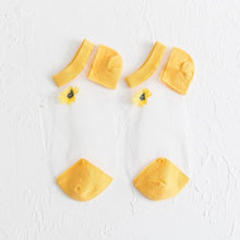 Lade das Bild in den Galerie-Viewer, Chaussettes Marguerites Translucides (5 paires) ciaovie
