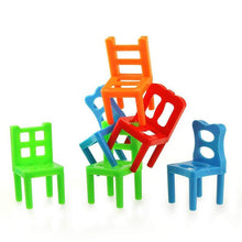 Load image into Gallery viewer, Jeu d&#39;équilibrage de tour d&#39;empilement de chaises ciaovie
