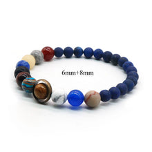 Lade das Bild in den Galerie-Viewer, Universe Solar System Bracelet Women Natural Stone Eight Planets Bracelet
