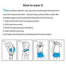 Lade das Bild in den Galerie-Viewer, Men&#39;s Slimming Body Shaper Vest Shirt Abs Abdomen Slim【White Color】 Blossom Online UG
