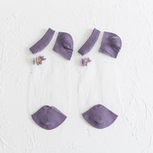 Lade das Bild in den Galerie-Viewer, Chaussettes Marguerites Translucides (5 paires) ciaovie
