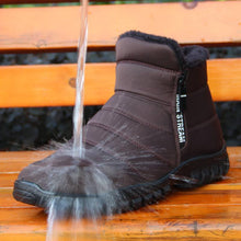 Lade das Bild in den Galerie-Viewer, Winter Style PU Outsole Double Side Zipper Snow Boots Shoes cjdropshipping

