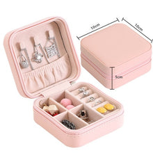 Lade das Bild in den Galerie-Viewer, Jewelry Box Makeup Organizers Jewelry Casket Storage Acessorios Box Travel Small Collection Case Woman Necklace Earrings Rings
