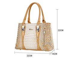 Load image into Gallery viewer, Famous Brand Women Handbags Ladies Luxury Shoulder Totes Designer 2020 Crocodile Leather Bags for Female Satchels
