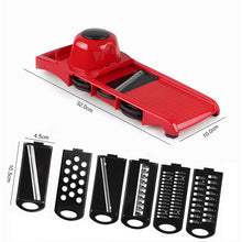 Lade das Bild in den Galerie-Viewer, Vegetable Slicer Grater Mandoline Peeler Cutter Multi function Carrot Onion Fruit Tools Kitchen Accessories
