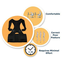 Lade das Bild in den Galerie-Viewer, [Black Friday Sale!] Magnetic Posture Corrective Therapy Back Brace For Men &amp; Women Blossom Online UG
