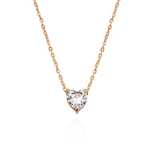 Load image into Gallery viewer, Heart Pendant Necklace Elegant Crystal Chain Choker Necklaces for Women Aesthetic Jewelry Gifts
