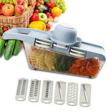 Lade das Bild in den Galerie-Viewer, Vegetable Slicer Grater Mandoline Peeler Cutter Multi function Carrot Onion Fruit Tools Kitchen Accessories

