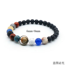 Lade das Bild in den Galerie-Viewer, Universe Solar System Bracelet Women Natural Stone Eight Planets Bracelet
