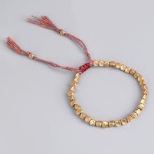 Load image into Gallery viewer, Handmade Tibetan Buddhist Braided Cotton Copper Beads Lucky Rope Bracelet &amp; Bangles For Women Men Thread Bracelets
