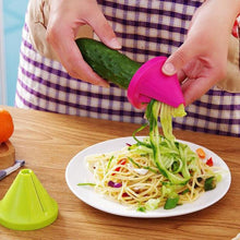 Lade das Bild in den Galerie-Viewer, Vegetable Fruit Spiral Shred Process Device Cutter Slicer Peeler Kitchen Tool Spiralizer Cutter Graters kitchen tool
