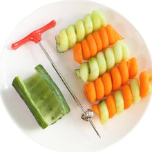 Lade das Bild in den Galerie-Viewer, Vegetables Spiral Knife Potato Carrot Cucumber Salad Chopper Easy Spiral Screw Slicer Cutter Spiralizer Kitchen Tools
