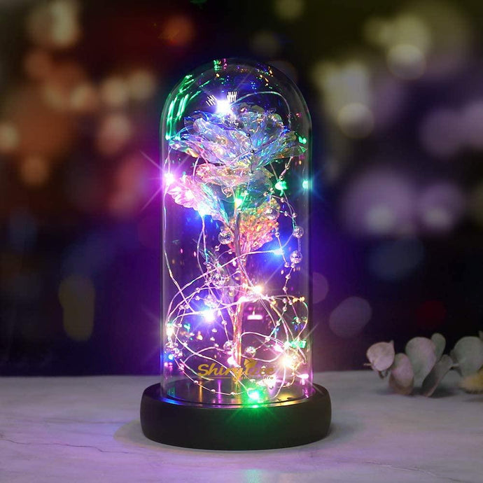 Galaxy Rose LED Fairy Lamp nebula-light.com
