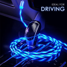 Load image into Gallery viewer, Glowing LED Magnetic 3 in 1 USB Charging Cable nebula-light.com
