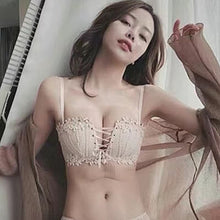 Load image into Gallery viewer, Floral Embroidery Bras for Women Tied Lingerie Seamless Bra Bralette Wireless Brassiere Female Underwear Intimates Sujetador OMG Shop Zone
