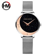 Lade das Bild in den Galerie-Viewer, Moon Stars Night Flash Stainless Steel Wristwatch  Watches for Women OMG Shop Zone
