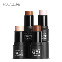 Load image into Gallery viewer, FOCALLURE Highlighter Makeup Glitter Contouring Bronzer For Face Shimmer Powder Creamy Texture illuminator Stick Women Cosmetics
