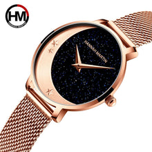 Lade das Bild in den Galerie-Viewer, Moon Stars Night Flash Stainless Steel Wristwatch  Watches for Women OMG Shop Zone
