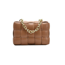 Lade das Bild in den Galerie-Viewer, Women Crossbody Bag Weave Flap Bags For Women 2020 Quality Leather Thick Chain Shoulder Messenger Bags Female Handbag And Purse
