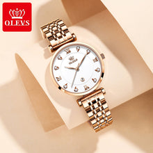 Lade das Bild in den Galerie-Viewer, Luxury Crystal Women Bracelet Watches Top Brand Fashion Diamond Ladies Quartz Watch Steel Female Wristwatch Montre Femme Relogio OMG Shop Zone
