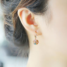 Lade das Bild in den Galerie-Viewer, High Quality Earrings Rings With Crystal ball Round Pendant DSers
